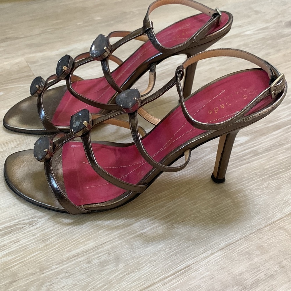 Kate Spade Lizzy decorated heels. Size 9 Great condition.